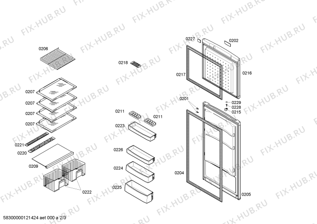 Схема №1 4FE25B10 с изображением Поднос для холодильника Bosch 00640979