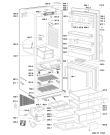 Схема №1 KGEE 12S7000L A++WS с изображением Холдер для холодильной камеры Whirlpool 481246049733