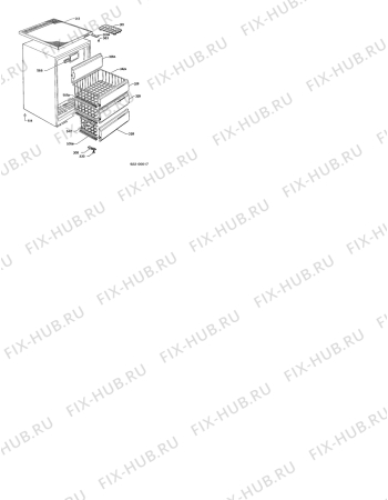 Взрыв-схема холодильника Electrolux EU1320T - Схема узла Housing 001