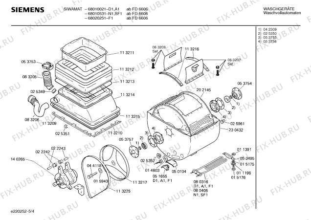 Схема №2 WV68020251 SIWAMAT 680 с изображением Рамка для стиральной машины Siemens 00203519