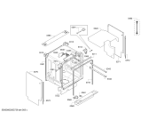 Схема №4 SMV88TD06C с изображением Передняя панель для электропосудомоечной машины Bosch 11023417
