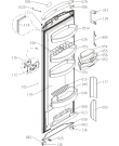 Схема №1 R6181TX (445050, HKS3666EF) с изображением Дверка для холодильника Gorenje 448528