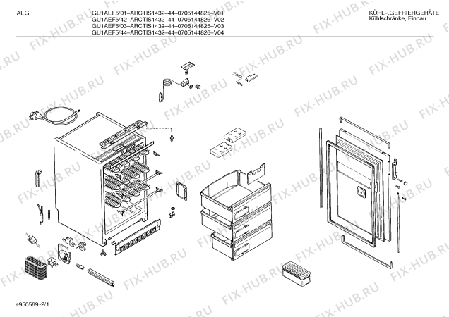 Схема №2 KU3AEK4 с изображением Декоративная планка для холодильной камеры Bosch 00297076