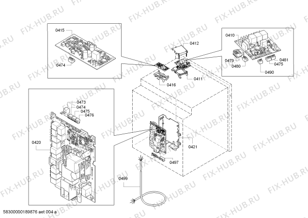 Схема №2 HSG656XS1 с изображением Кольцевой тэн для духового шкафа Bosch 11028235