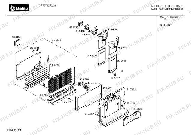 Схема №2 3FG5782F2 с изображением Дверь для холодильника Bosch 00470155