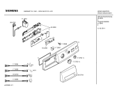 Схема №2 WXL1061FF SIWAMAT XL 1061 с изображением Панель управления для стиральной машины Siemens 00432514