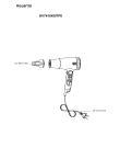 Схема №1 HV7410K0/7P0 с изображением Провод для фена Rowenta CS-00137125