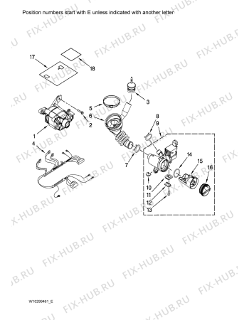 Взрыв-схема стиральной машины Whirlpool 3LCHW9100WQ (F092260) - Схема узла