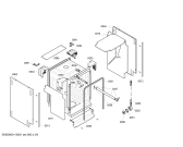 Схема №1 SF5GNA1 с изображением Вкладыш в панель для посудомойки Bosch 00443074