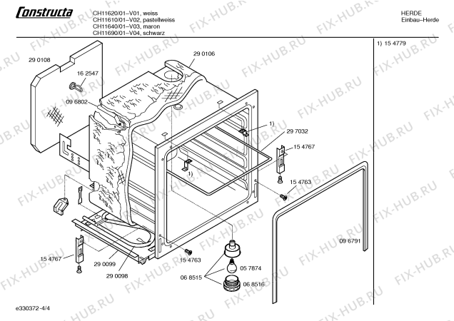 Схема №2 CH11690 с изображением Инструкция по эксплуатации для духового шкафа Bosch 00523151