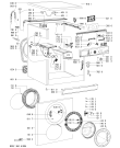 Схема №1 AWO/D 6736 с изображением Модуль (плата) для стиралки Whirlpool 480111101005
