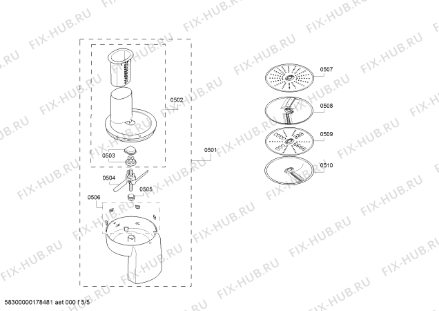 Схема №1 MUMX50GXCN MaxxiMUM SensorControl с изображением Кабельная катушка для кухонного комбайна Bosch 12010618