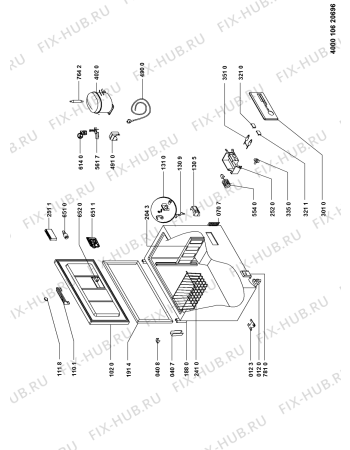 Схема №1 XL4001 с изображением Электролампа для холодильника Whirlpool 481010554195