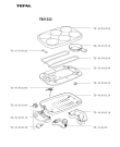 Схема №1 7851322 с изображением Запчасть для электропечи Tefal TS-01001510