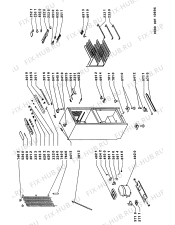Схема №1 KGC 2833 WS с изображением Фиксатор для холодильника Whirlpool 481940118601