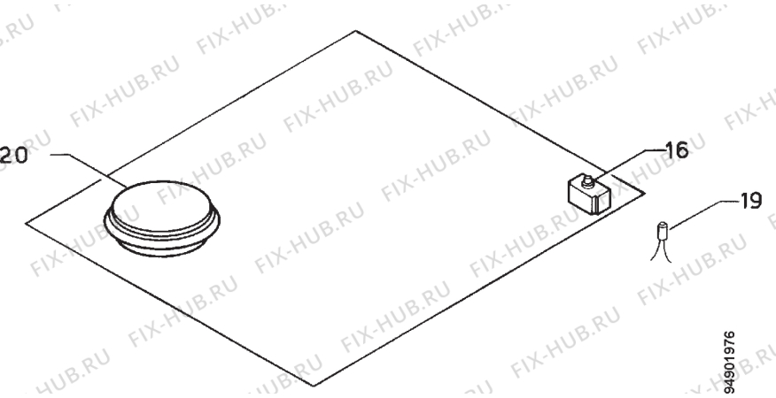 Взрыв-схема плиты (духовки) Zanussi ZP3315 - Схема узла Electrical equipment 268