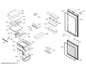 Схема №2 KGN46XW30N, Bosch с изображением Дверь для холодильной камеры Bosch 00716456