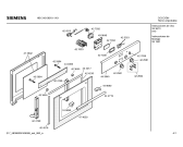 Схема №1 HB131610B с изображением Передняя часть корпуса для электропечи Siemens 00442845