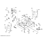 Схема №3 SGV43E33EU с изображением Набор кнопок для посудомоечной машины Bosch 00425968