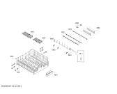 Схема №1 SJ235I01JC с изображением Корзина для посуды для посудомоечной машины Siemens 00777055
