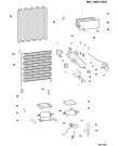 Схема №1 PIKF160INEW (F017619) с изображением Элемент корпуса для холодильной камеры Indesit C00063603