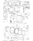 Схема №1 AWM 8900-ROK с изображением Модуль (плата) для стиральной машины Whirlpool 481221458496