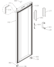 Схема №1 F60305DW (247233, ZOS3167) с изображением Дверка для холодильника Gorenje 447014