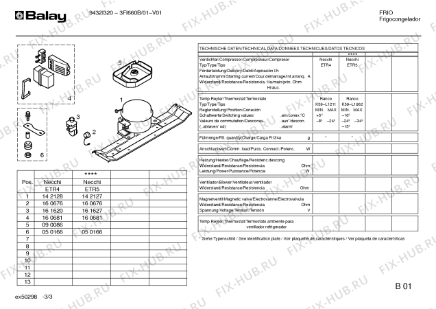 Схема №1 F6261/01 F6261 с изображением Контейнер для конденсата для холодильной камеры Bosch 00090086