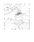 Схема №1 MB1167NF (F030935) с изображением Корпусная деталь для холодильной камеры Indesit C00854228