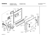 Схема №1 SE54862 с изображением Передняя панель для электропосудомоечной машины Siemens 00362323