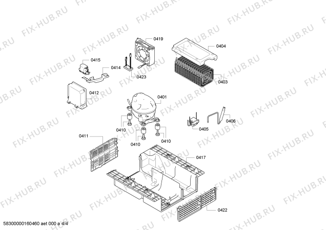 Схема №2 KI38CP65 с изображением Инструкция по эксплуатации для холодильника Siemens 00728262