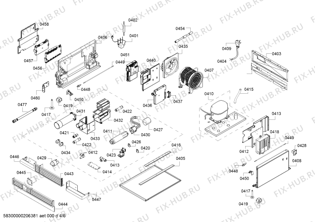 Схема №1 T36IF900SP, Thermador с изображением Дверь для холодильника Bosch 00717209