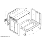 Схема №1 HBN300561 с изображением Панель управления для электропечи Bosch 00661067