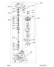 Схема №1 3LBR8255EQ AWM 942 с изображением Декоративная панель для стиралки Whirlpool 481244019695