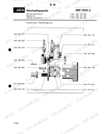 Взрыв-схема посудомоечной машины Aeg REGINA SL - Схема узла Section5