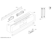 Схема №1 SMU69U75EU Active Water Eco² с изображением Передняя панель для посудомоечной машины Bosch 00744494