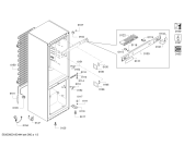 Схема №1 KGE39XI20R A+ с изображением Дверь для холодильника Bosch 00715208
