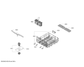 Схема №2 SKE64M55EU SuperSilence с изображением Корзина для посуды для посудомойки Bosch 00689009