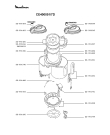 Схема №1 CE400051/7D с изображением Корпусная деталь для электропароварки Moulinex SS-991492