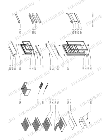Схема №1 KVIC 2800/1 KVIC 2800/1-CH с изображением Обрамление полки для холодильной камеры Whirlpool 481945819622