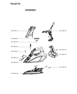 Схема №1 DW5088Q1 с изображением Ручка для электропарогенератора Rowenta RS-DW0254