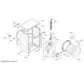 Схема №3 WLL2426SOE с изображением Корпус для стиральной машины Bosch 00717921