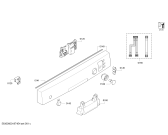 Схема №2 SMS25FI05E SilencePlus, Serie2 с изображением Передняя панель для посудомоечной машины Bosch 11020640