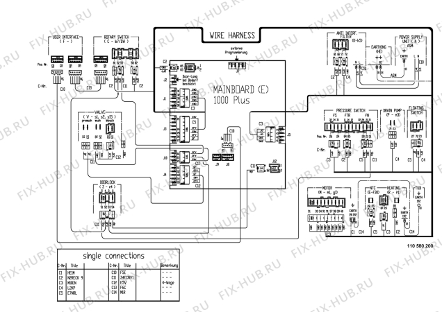 Взрыв-схема стиральной машины Electrolux EWF1286 - Схема узла Control 113