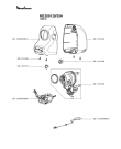 Схема №1 ME208139/35A с изображением Часть корпуса для мясорубки Moulinex SS-1530000001