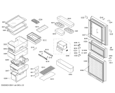 Схема №2 KK22F58TI с изображением Выдвижной ящик для холодильника Siemens 00246255