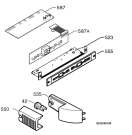 Схема №1 ERT1374 с изображением Фиксатор для холодильной камеры Aeg 2238635078