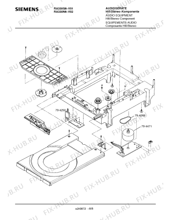Схема №1 RS268R4 с изображением Транзистор для аудиотехники Siemens 00792092