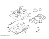 Схема №1 T28R6S0EU с изображением Варочная панель для духового шкафа Bosch 00476632