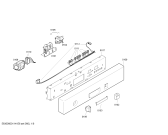 Схема №1 SGS30E12EU EasyStar с изображением Передняя панель для посудомоечной машины Bosch 00433956